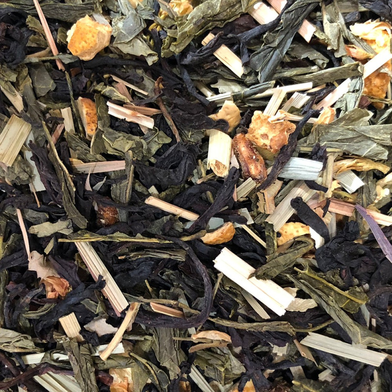 Thé en vrac noir et vert Burdigala Chris'teas