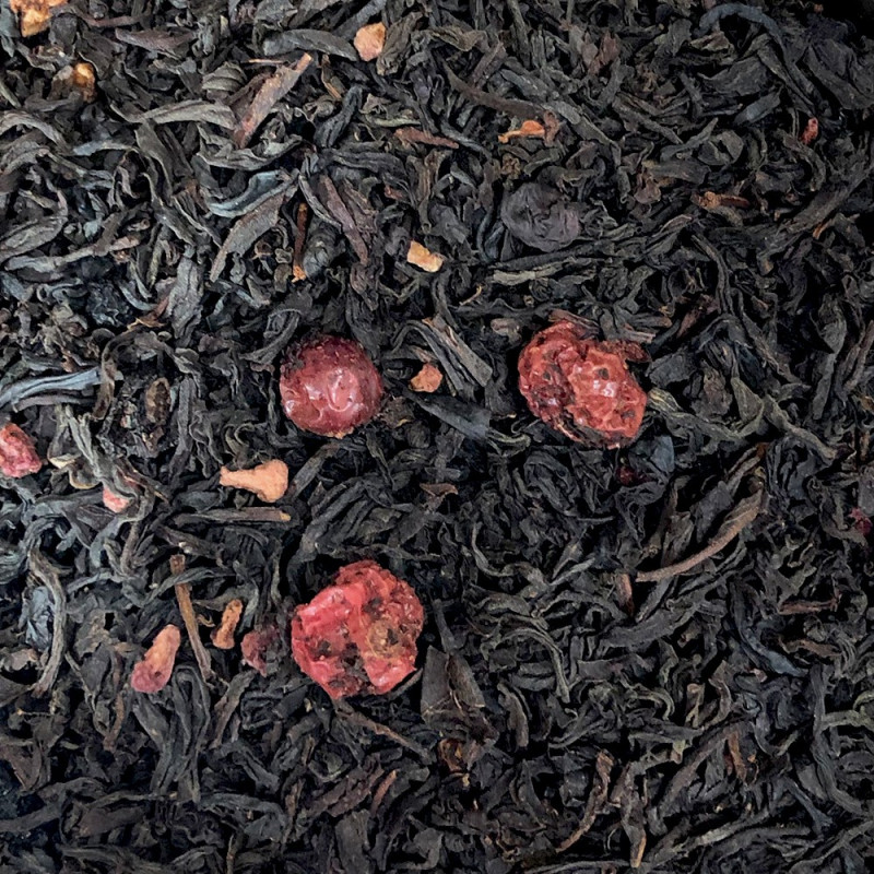 Feuilles de thé noir aux fruits rouges Grand Théâtre Chris'teas