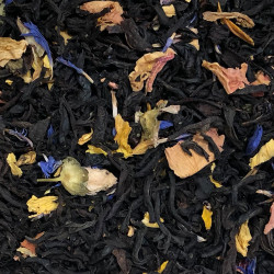 Thé noir en vrac aux fruits et fleurs Port de la Lune Chris'teas