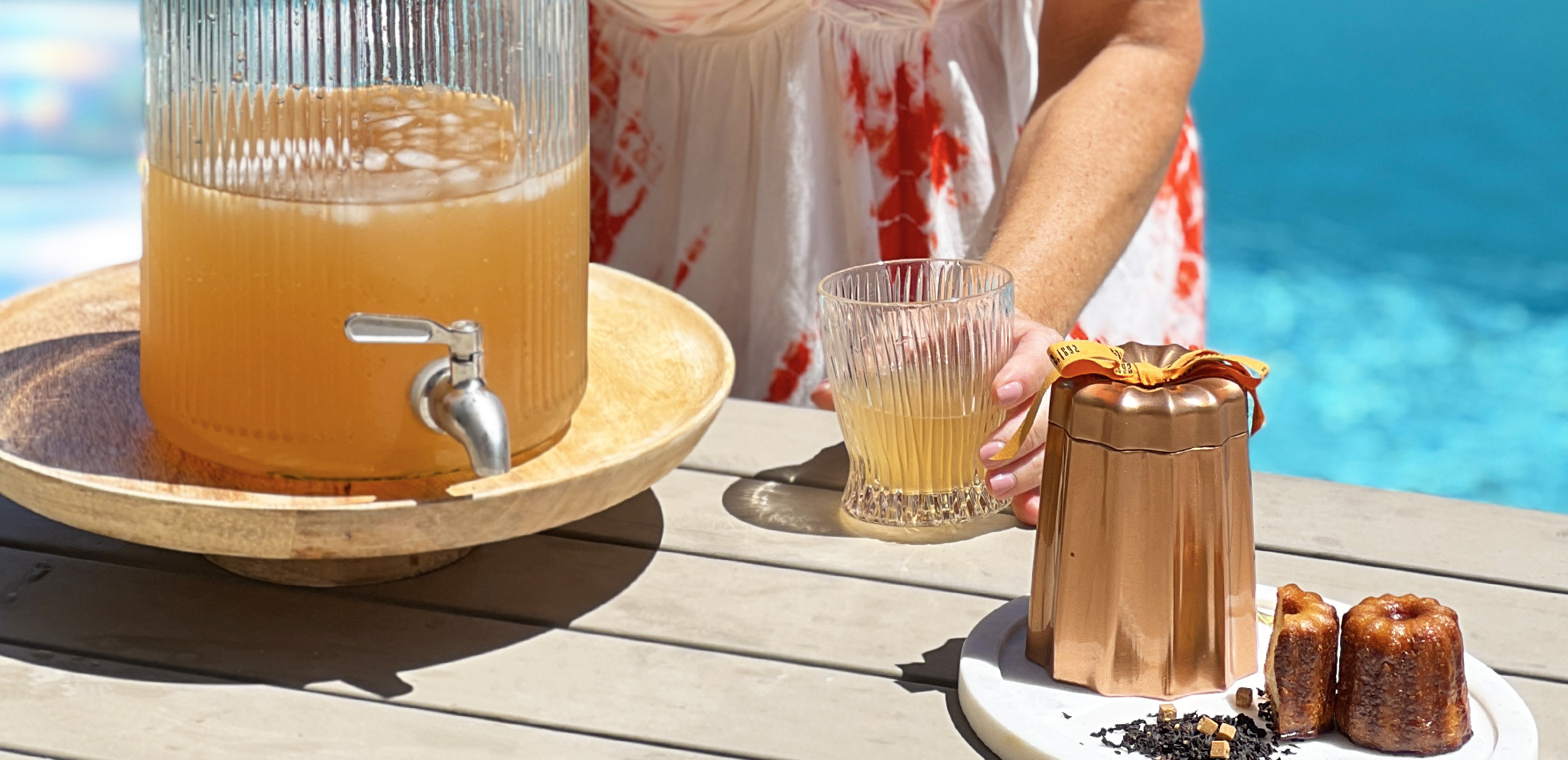 Thé glacé au canelé !